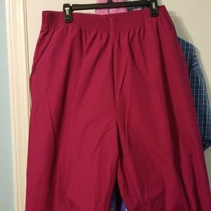 Fushia pink scrub pants